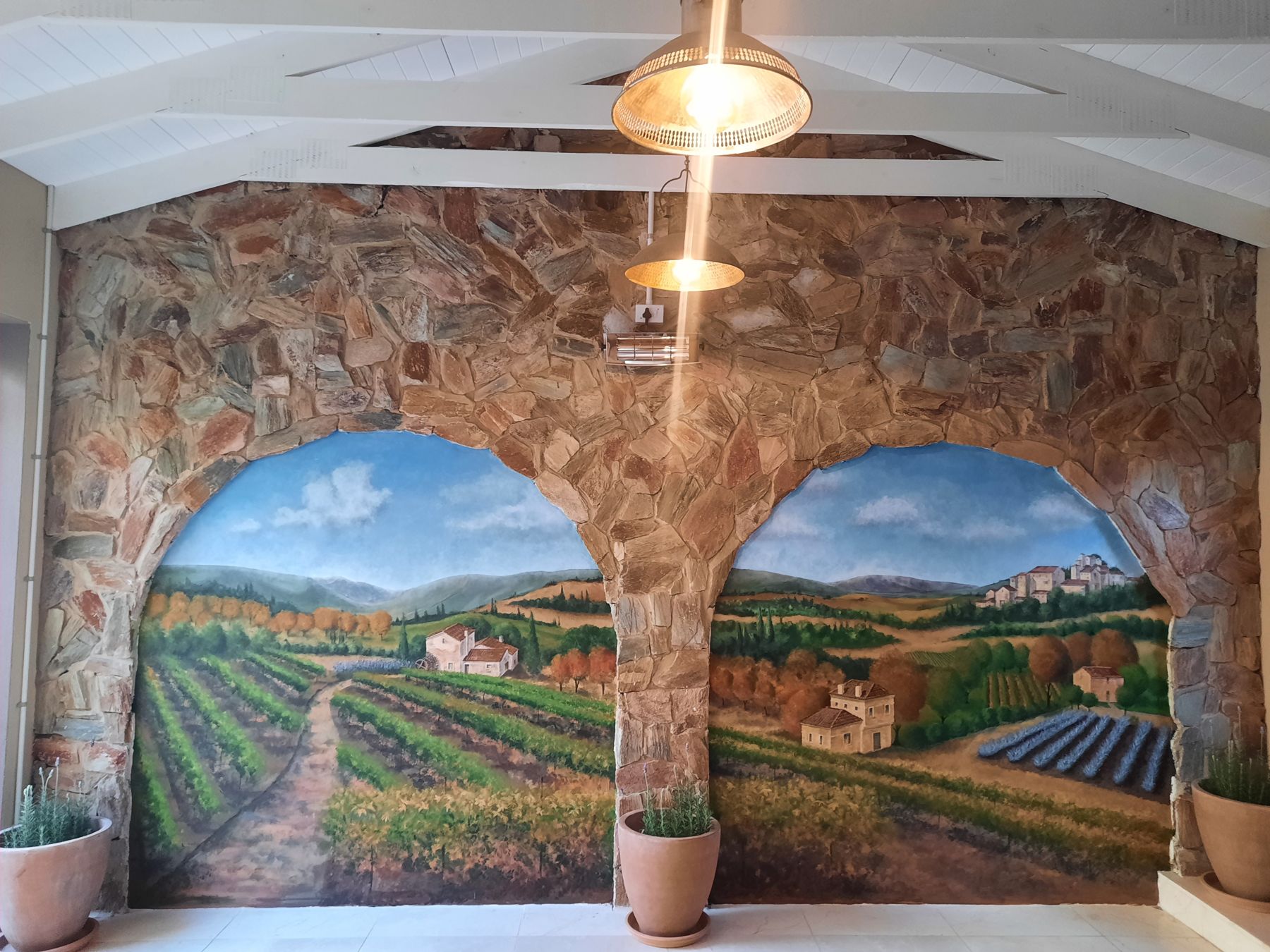 Both archways from the patio — Wall mural in Bryanston